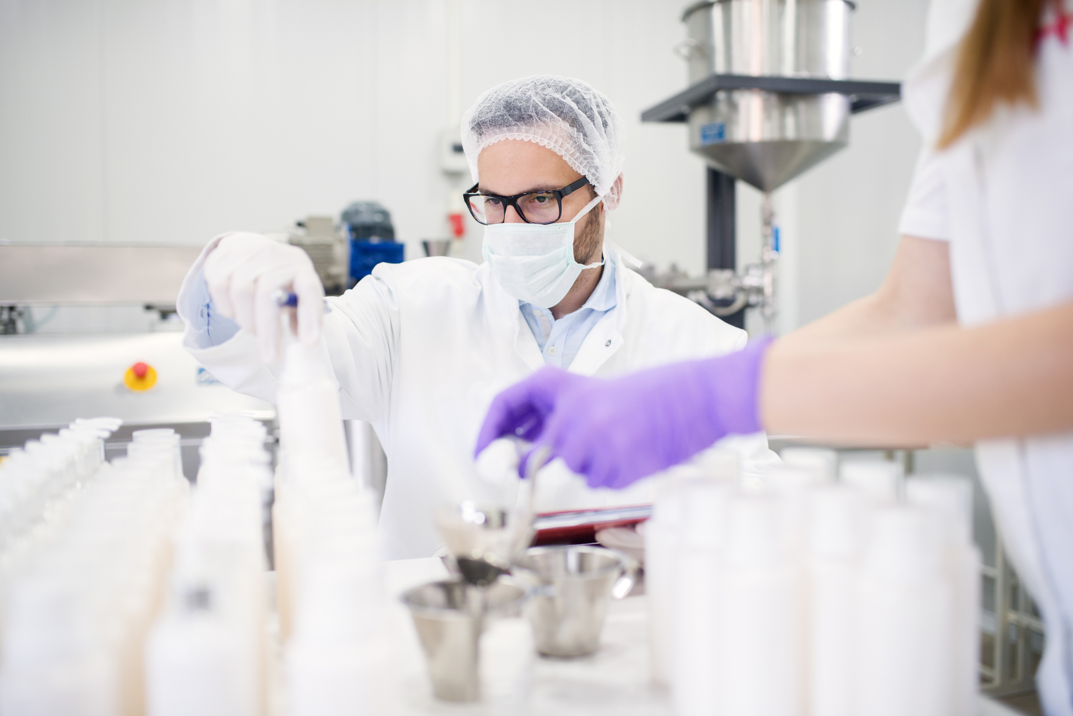 Laboratory filling line for the immune-modulating nasal spray